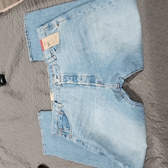 NWT Levi's Blue Straight Jeans 42x30 - Picture 4 of 13